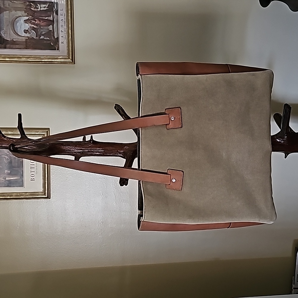 Jack Spade Canvas and Leather Accented Bag